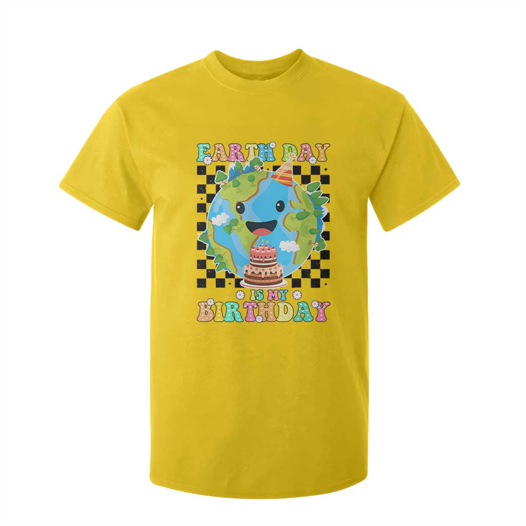 Earth Day Birthday T Shirt For Kid Its My Birthday April 22