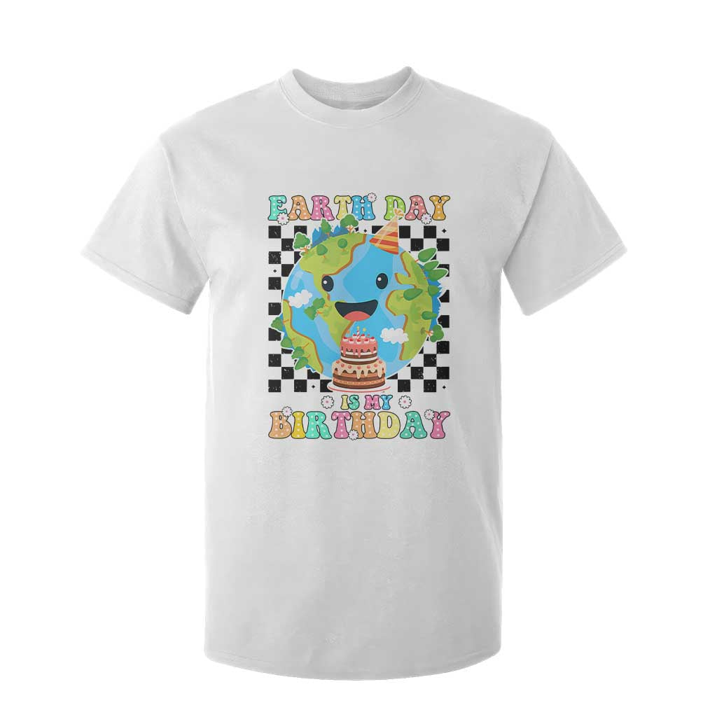 Earth Day Birthday T Shirt For Kid Its My Birthday April 22