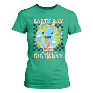 Earth Day Birthday T Shirt For Women Its My Birthday April 22