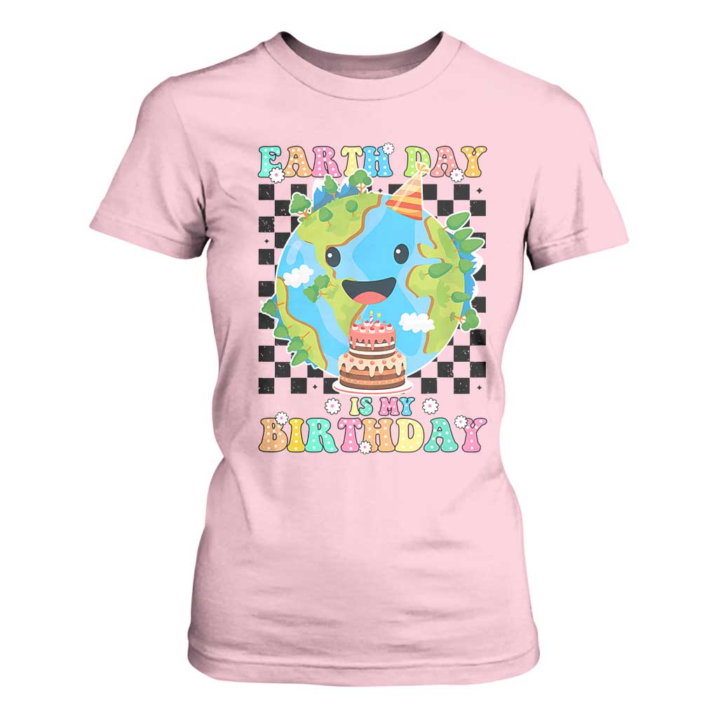 Earth Day Birthday T Shirt For Women Its My Birthday April 22
