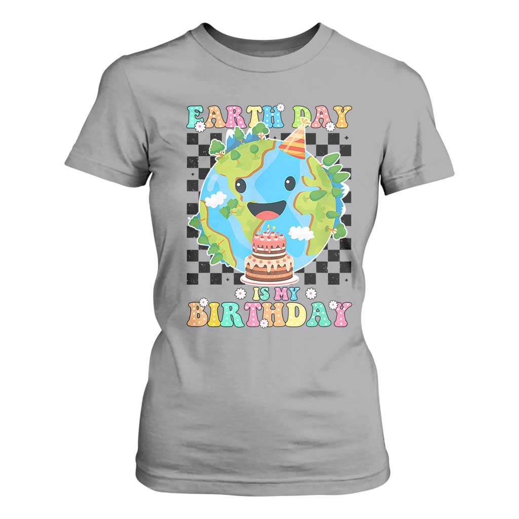Earth Day Birthday T Shirt For Women Its My Birthday April 22
