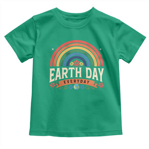 Earth Day Toddler T Shirt Everyday Retro Rainbow