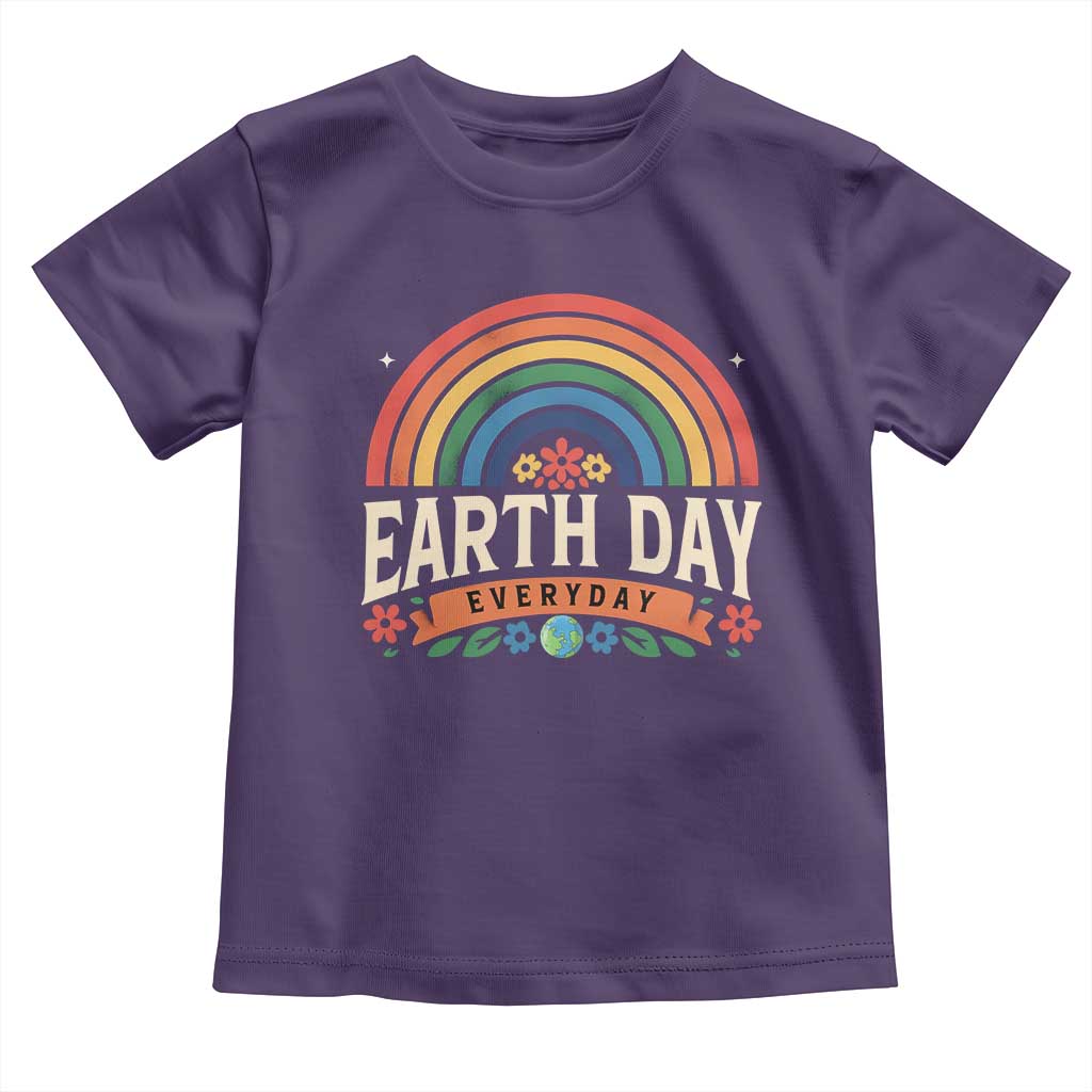 Earth Day Toddler T Shirt Everyday Retro Rainbow