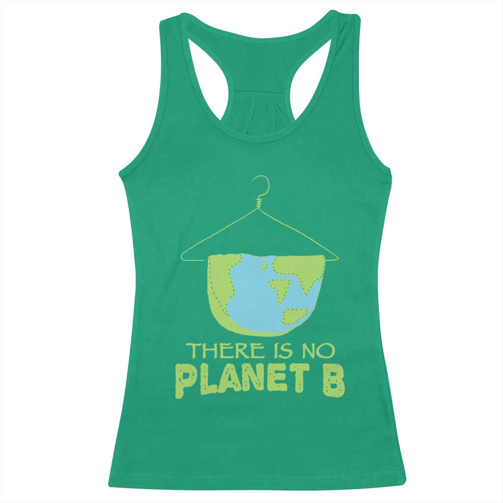 Earth Day Racerback Tank Top There Is No Planet B Save the Planet
