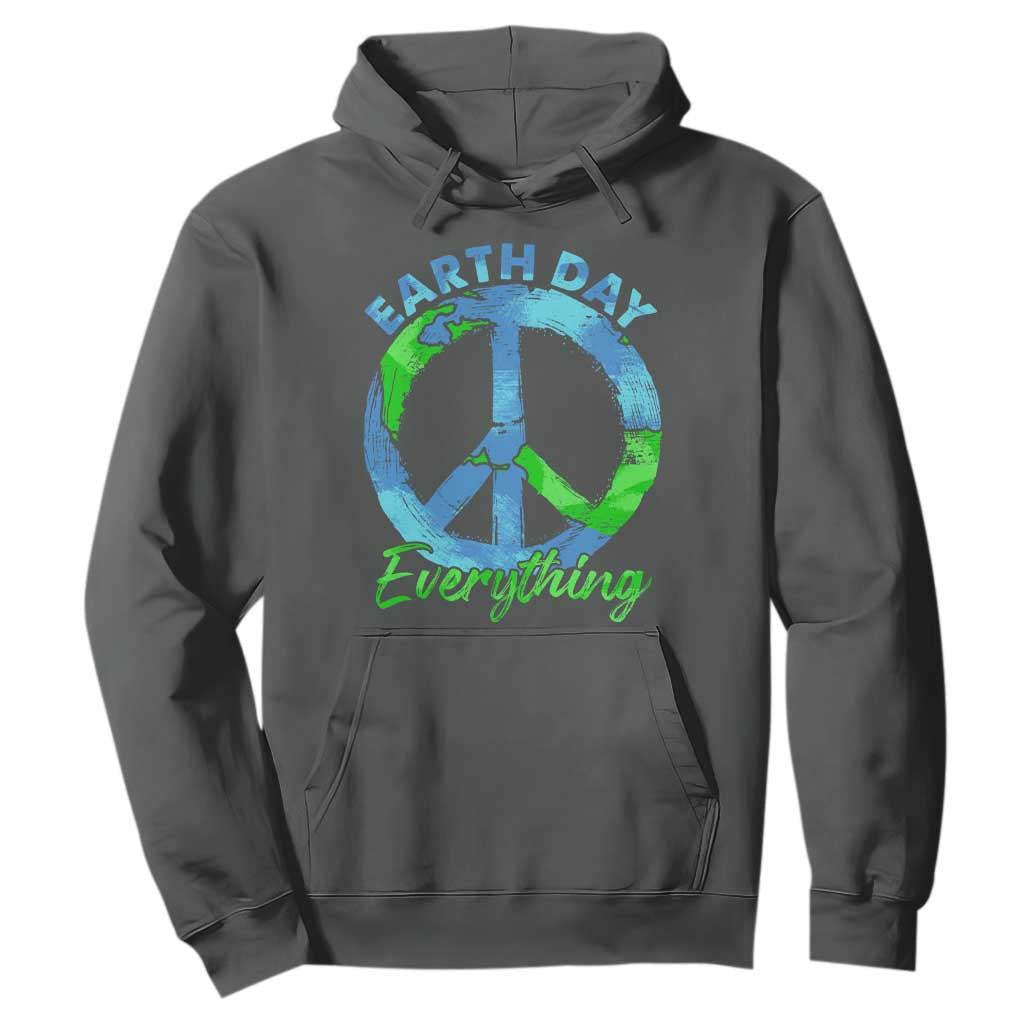 Piece Everyday Earth Day Hoodie Peace Sign Positive Vibes