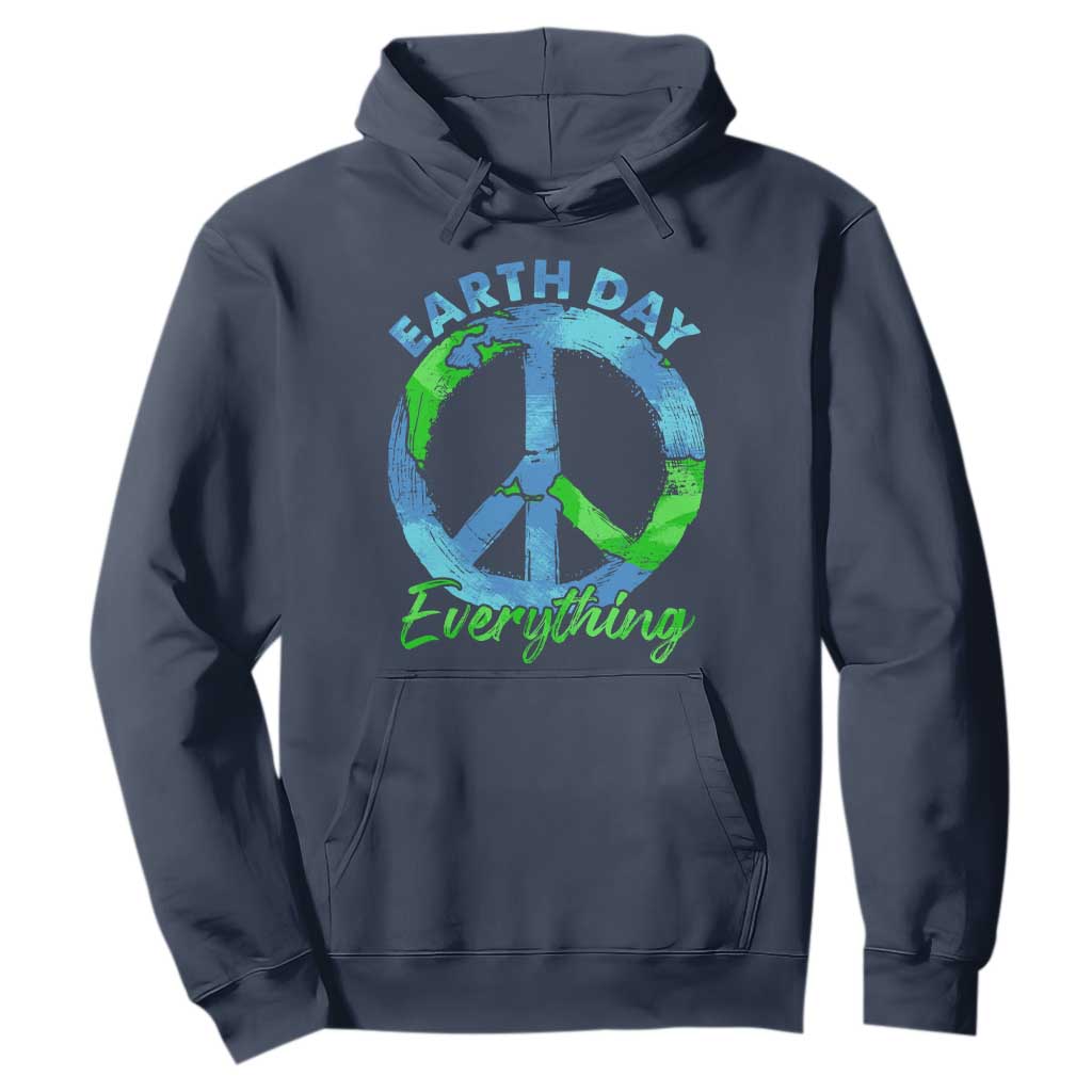 Piece Everyday Earth Day Hoodie Peace Sign Positive Vibes