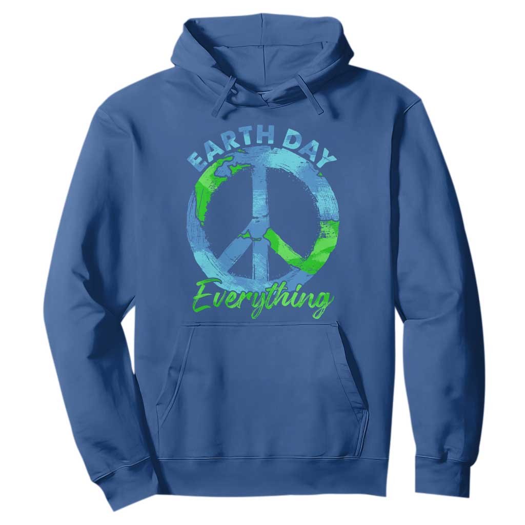 Piece Everyday Earth Day Hoodie Peace Sign Positive Vibes