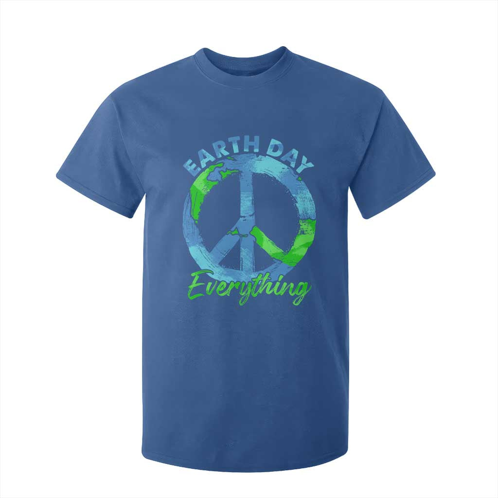 Piece Everyday Earth Day T Shirt For Kid Peace Sign Positive Vibes