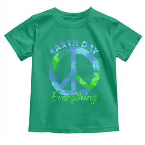 Piece Everyday Earth Day Toddler T Shirt Peace Sign Positive Vibes