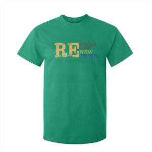 Retro Earth Day T Shirt For Kid Recycle Reuse Renew Rethink Protect Earth