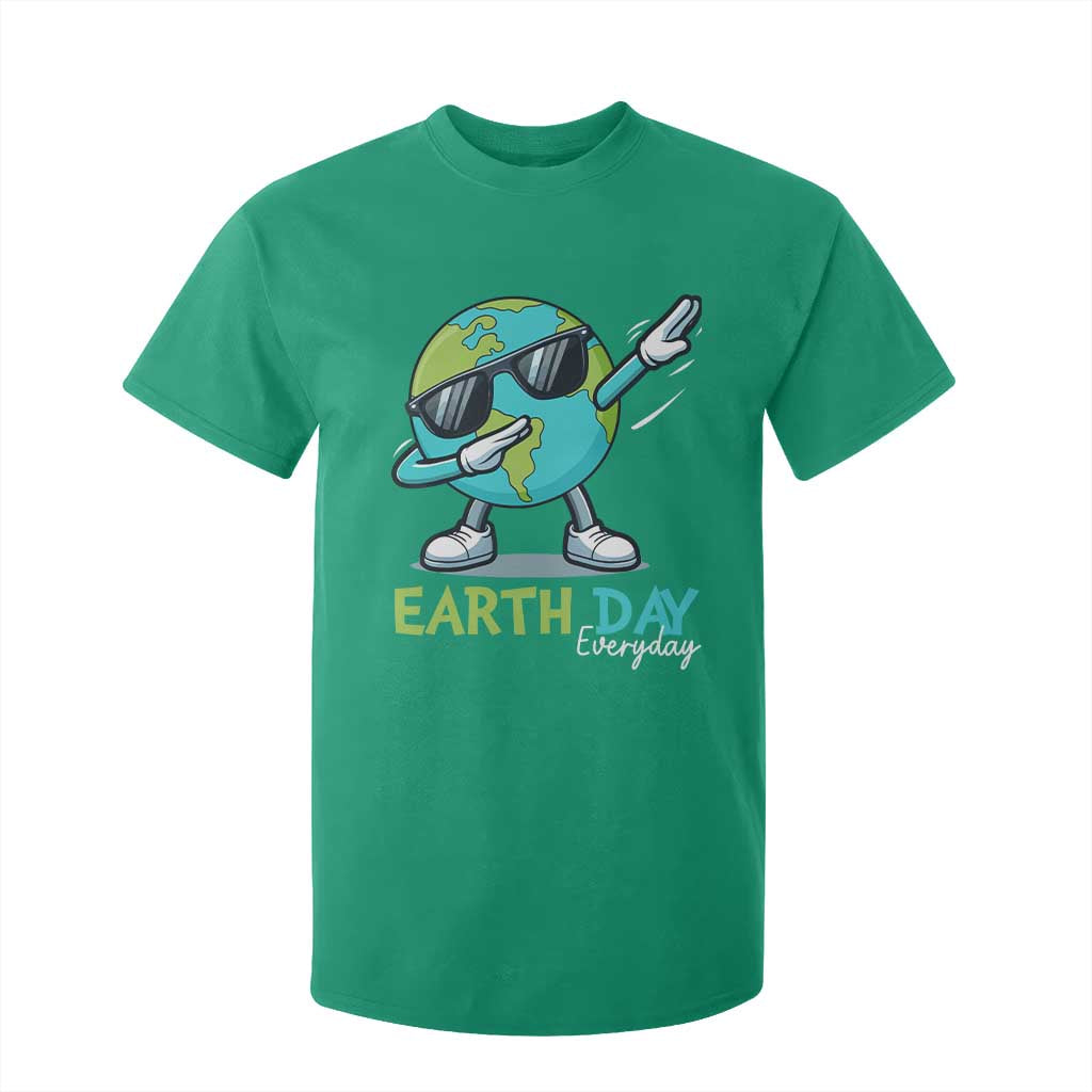 Dabbing Earth Day T Shirt For Kid Everyday Positive Vibes Nature Lover Gifts
