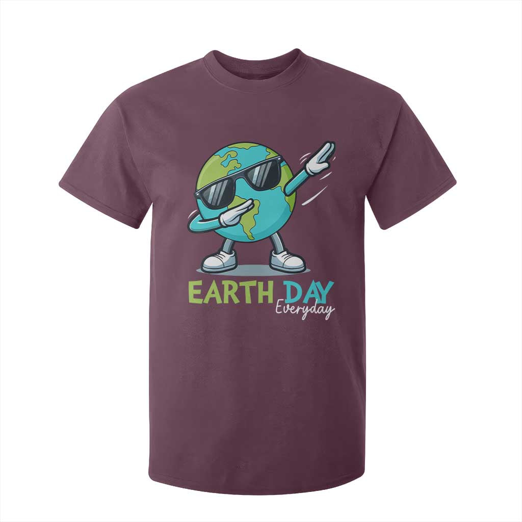 Dabbing Earth Day T Shirt For Kid Everyday Positive Vibes Nature Lover Gifts