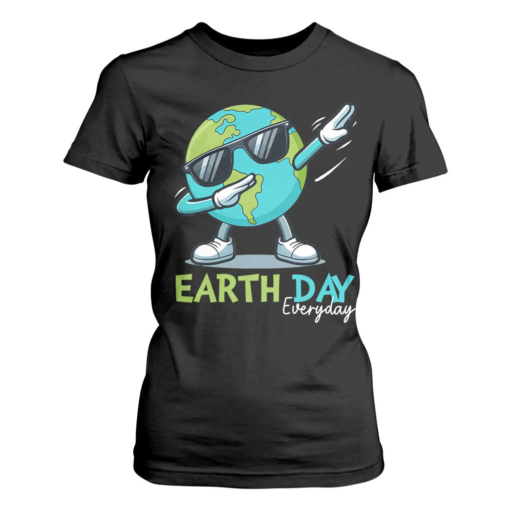 Dabbing Earth Day T Shirt For Women Everyday Positive Vibes Nature Lover Gifts