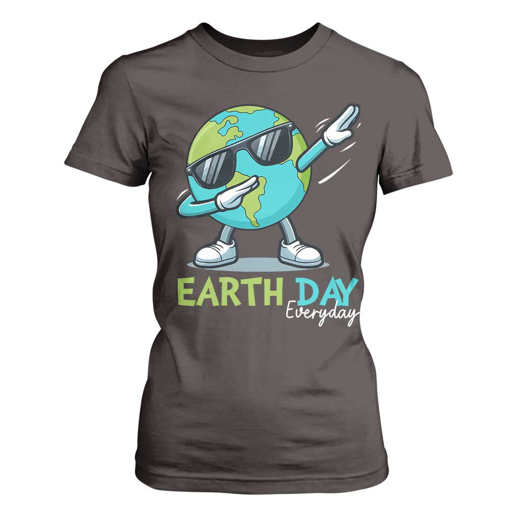 Dabbing Earth Day T Shirt For Women Everyday Positive Vibes Nature Lover Gifts