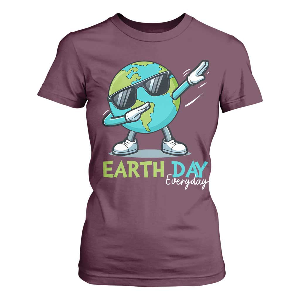 Dabbing Earth Day T Shirt For Women Everyday Positive Vibes Nature Lover Gifts