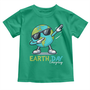 Dabbing Earth Day Toddler T Shirt Everyday Positive Vibes Nature Lover Gifts