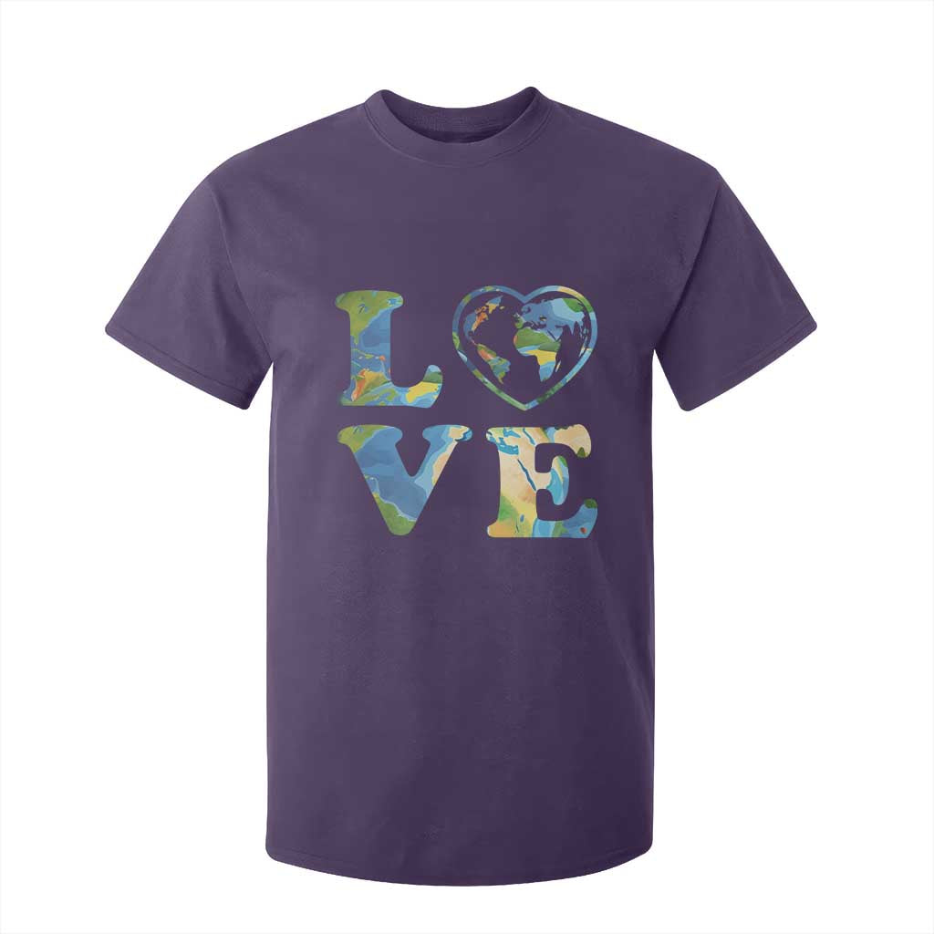 Earth Day T Shirt For Kid Heart Environmental Nature Recycling Lovers