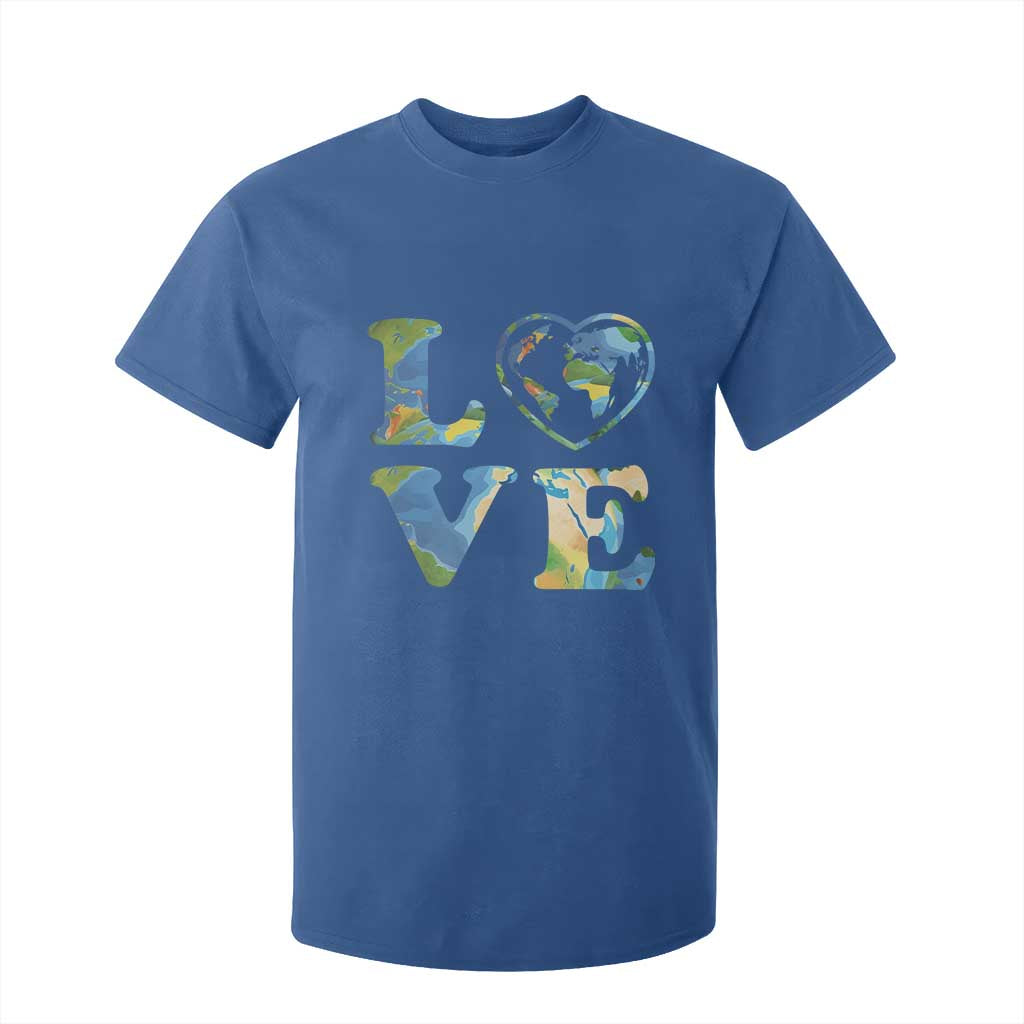 Earth Day T Shirt For Kid Heart Environmental Nature Recycling Lovers