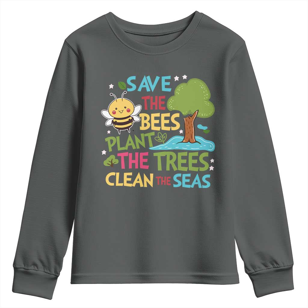Earth Day Youth Sweatshirt Funny Awesome Environmental Nature Recycling
