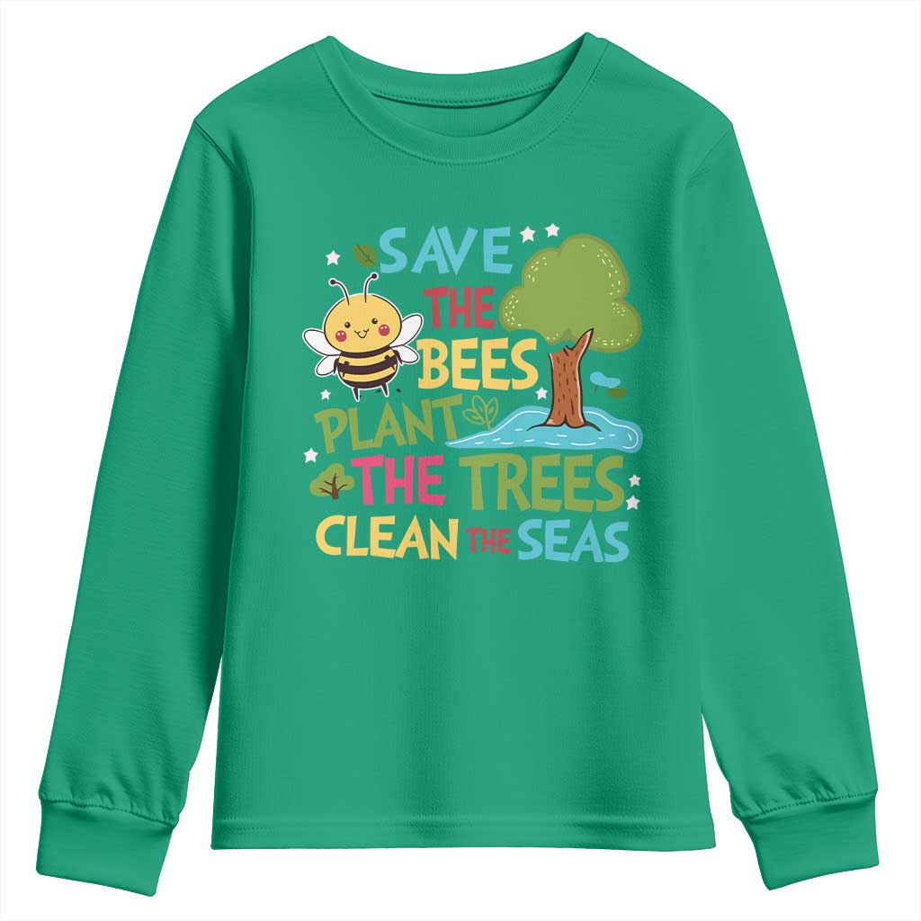 Earth Day Youth Sweatshirt Funny Awesome Environmental Nature Recycling