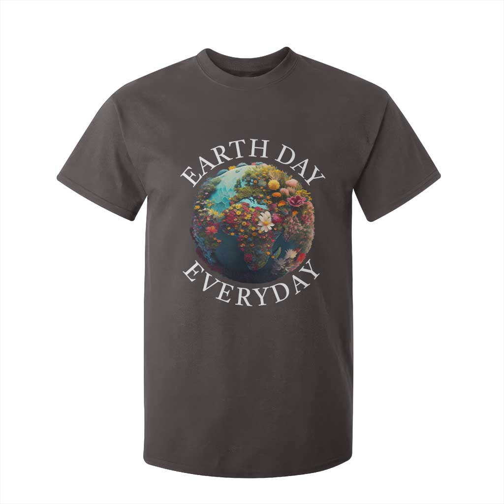 Earth Day Everyday T Shirt For Kid With Floral Nature Lover Climate Change