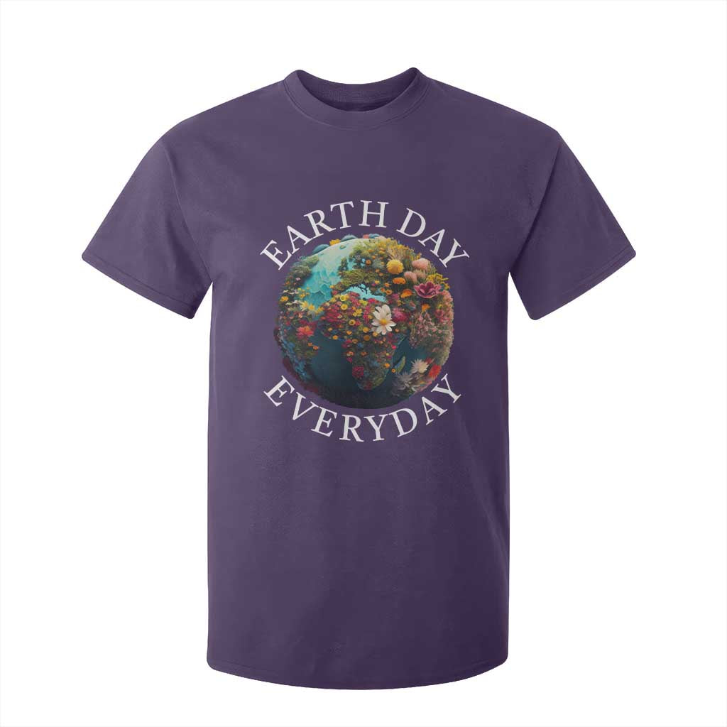 Earth Day Everyday T Shirt For Kid With Floral Nature Lover Climate Change
