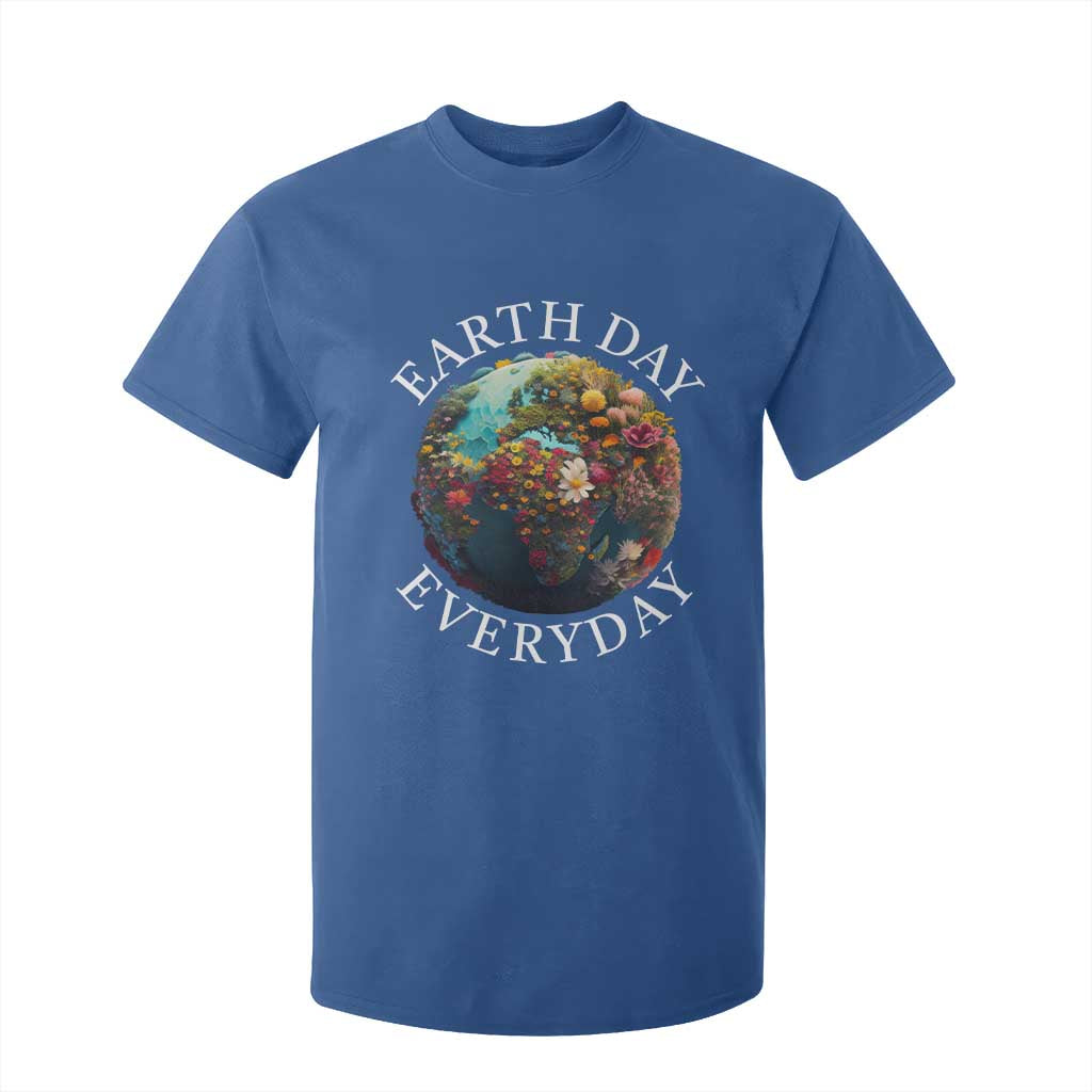 Earth Day Everyday T Shirt For Kid With Floral Nature Lover Climate Change