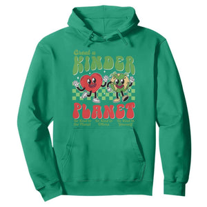 Earth Day Hoodie Create A Kinder Planet Be Kind Earth