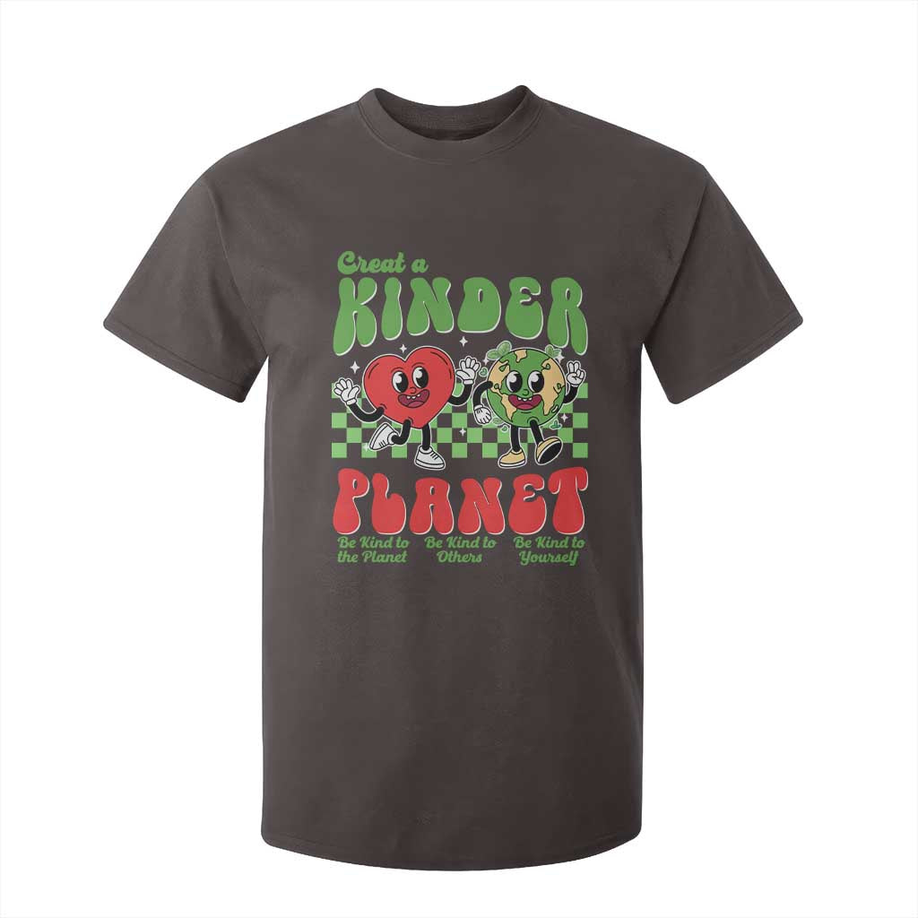 Earth Day T Shirt For Kid Create A Kinder Planet Be Kind Earth