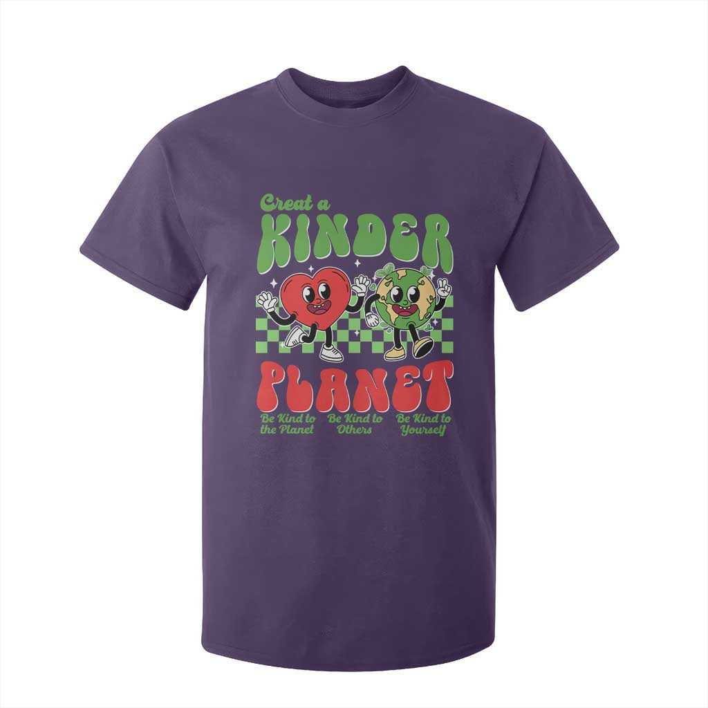 Earth Day T Shirt For Kid Create A Kinder Planet Be Kind Earth