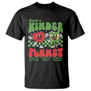 Earth Day T Shirt Create A Kinder Planet Be Kind Earth