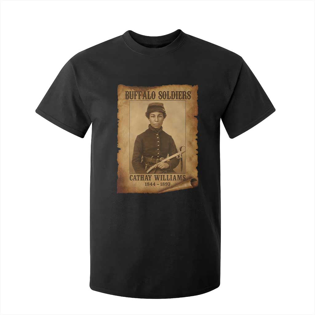 Cathay Williams T Shirt For Kid Buffalo Soldier First African American Female Soldier - African Pride