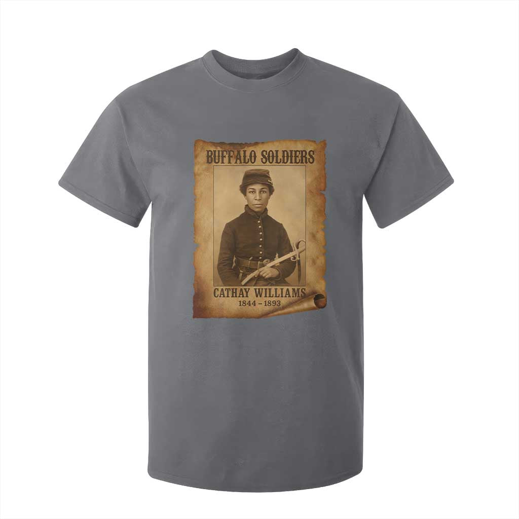 Cathay Williams T Shirt For Kid Buffalo Soldier First African American Female Soldier - African Pride