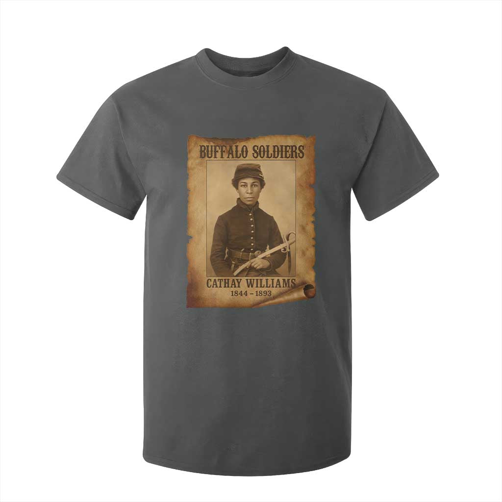 Cathay Williams T Shirt For Kid Buffalo Soldier First African American Female Soldier - African Pride