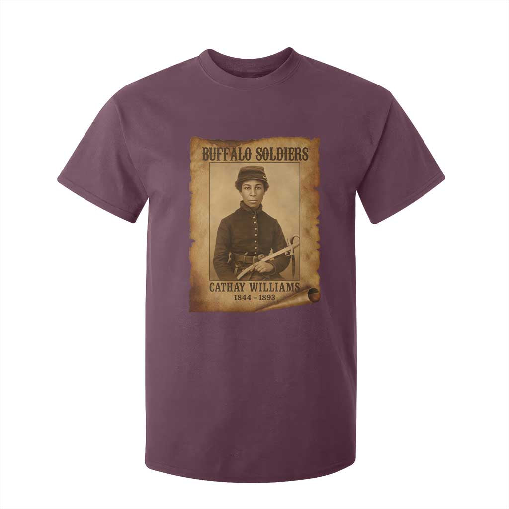 Cathay Williams T Shirt For Kid Buffalo Soldier First African American Female Soldier - African Pride