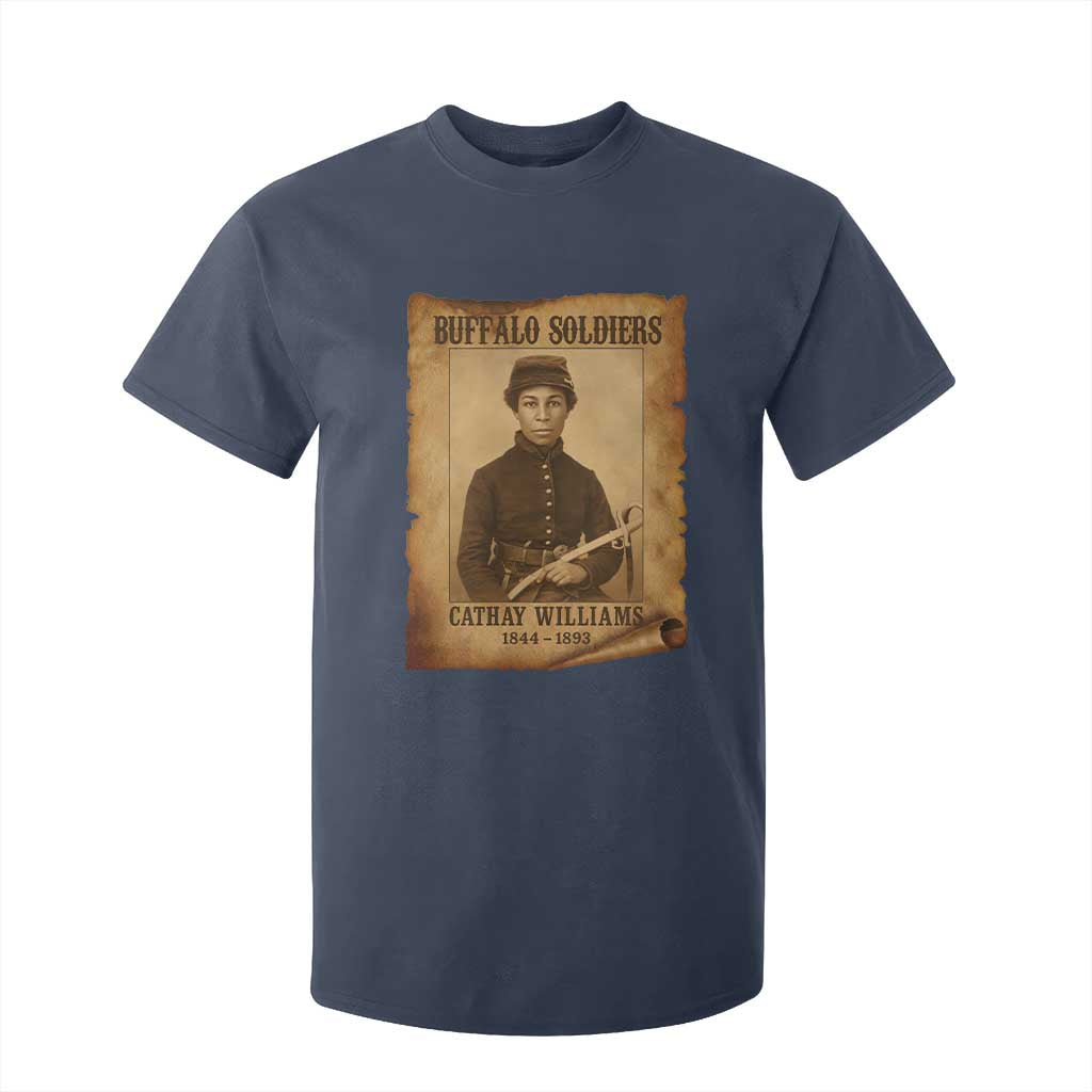 Cathay Williams T Shirt For Kid Buffalo Soldier First African American Female Soldier - African Pride