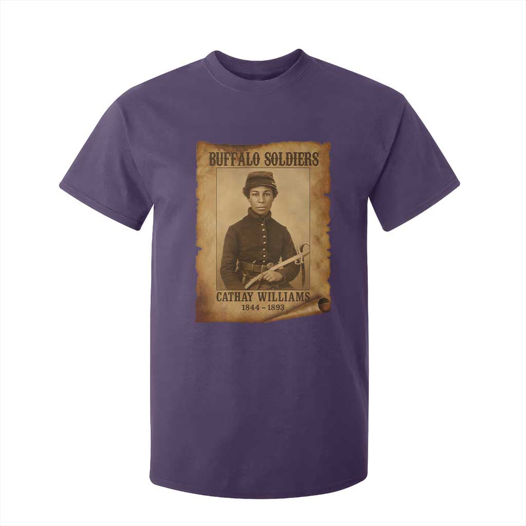 Cathay Williams T Shirt For Kid Buffalo Soldier First African American Female Soldier - African Pride