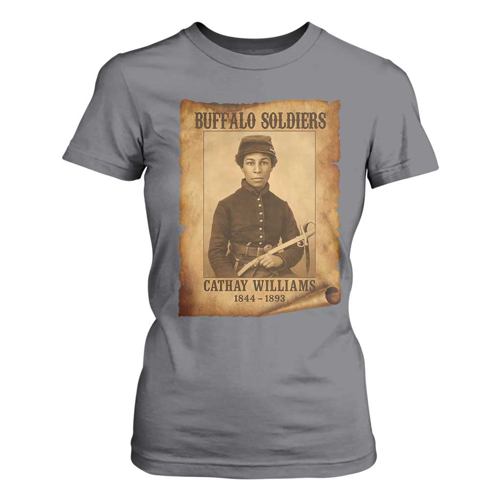 Cathay Williams T Shirt For Women Buffalo Soldier First African American Female Soldier - African Pride