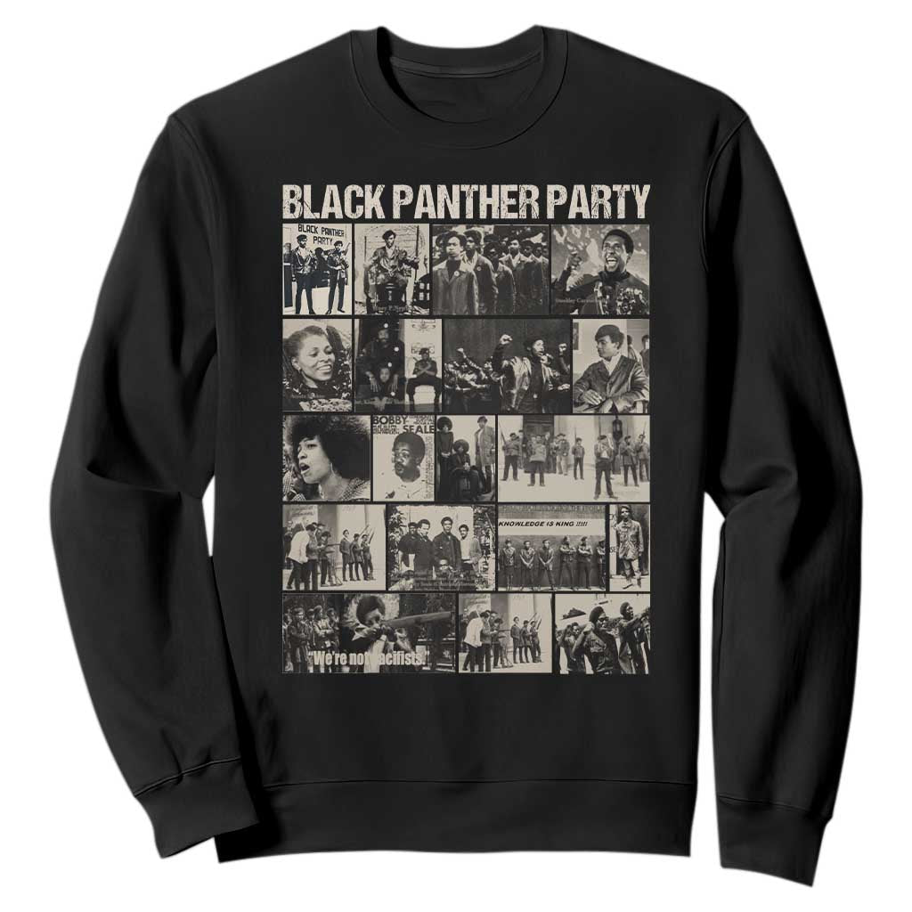 Vintage Black Panther Party Sweatshirt Huey P. Newton Bobby Seale Black History Month Juneteenth