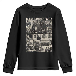 Vintage Black Panther Party Youth Sweatshirt Huey P. Newton Bobby Seale Black History Month Juneteenth