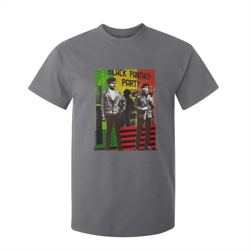 Vintage Black Panther Party T Shirt For Kid Black History Self Defense Huey Newton Bobby Seale