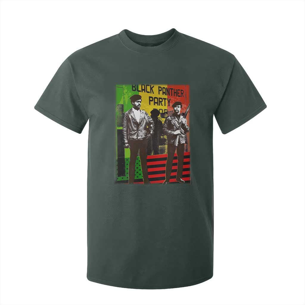 Vintage Black Panther Party T Shirt For Kid Black History Self Defense Huey Newton Bobby Seale