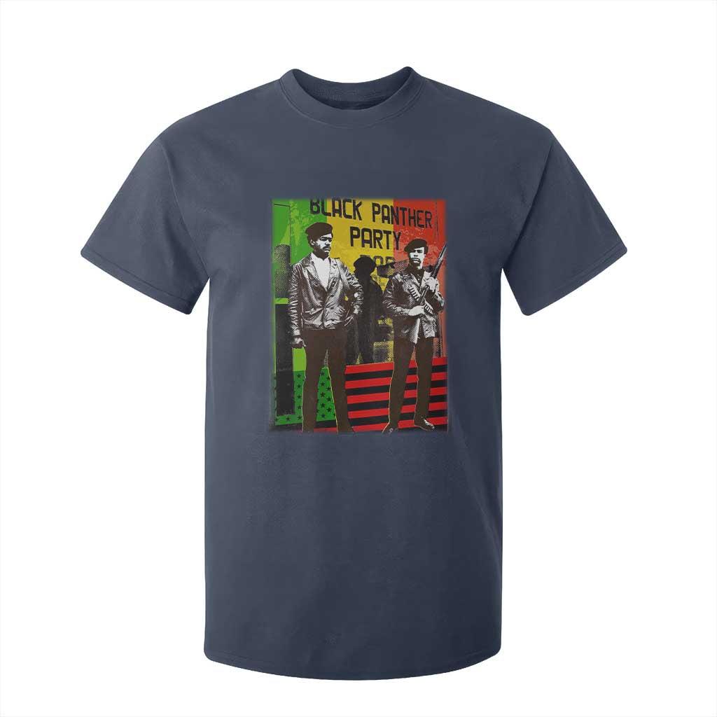 Vintage Black Panther Party T Shirt For Kid Black History Self Defense Huey Newton Bobby Seale