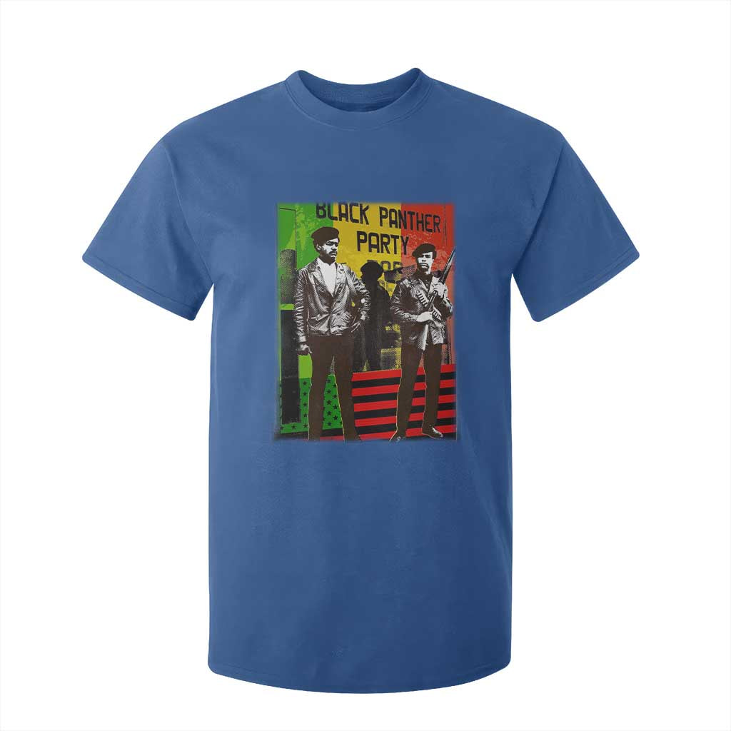 Vintage Black Panther Party T Shirt For Kid Black History Self Defense Huey Newton Bobby Seale