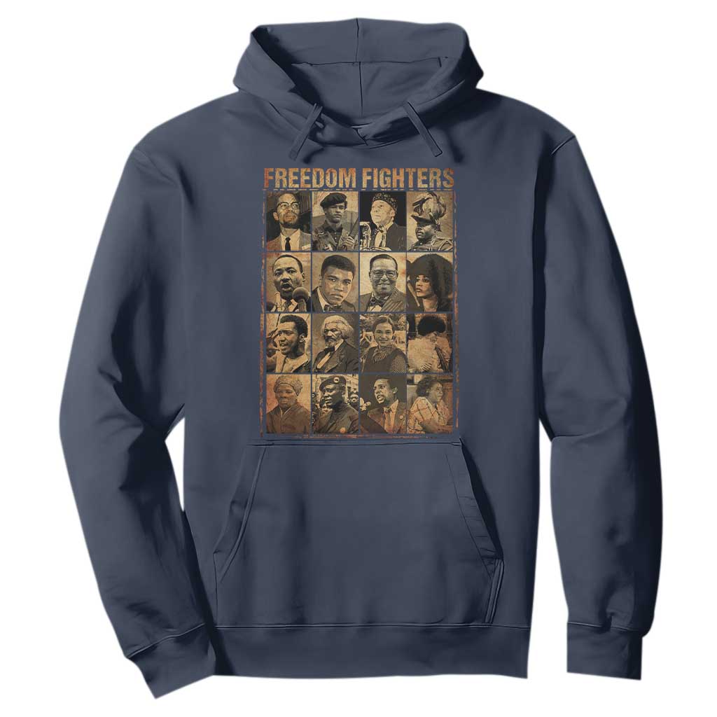 Black Freedom Fighters Hoodie Huey P. Newton Bobby Seale Black History Month Juneteenth