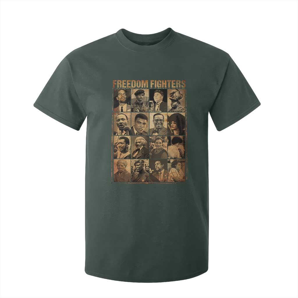 Black Freedom Fighters T Shirt For Kid Huey P. Newton Bobby Seale Black History Month Juneteenth