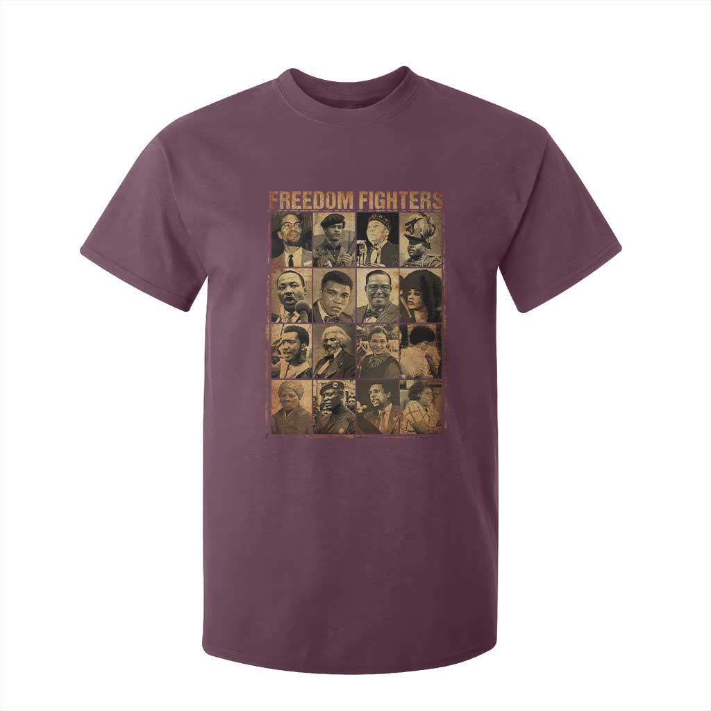 Black Freedom Fighters T Shirt For Kid Huey P. Newton Bobby Seale Black History Month Juneteenth