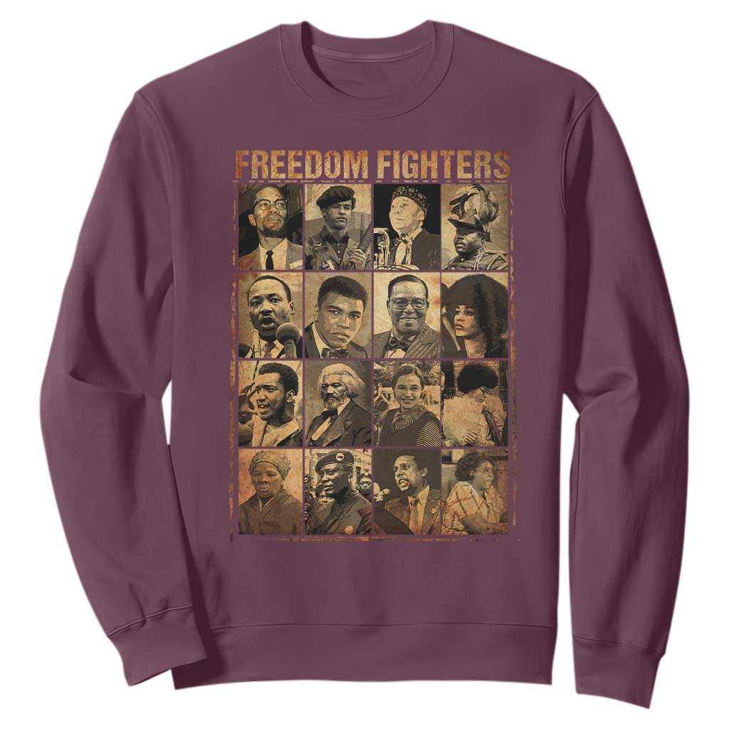 Black Freedom Fighters Sweatshirt Huey P. Newton Bobby Seale Black History Month Juneteenth