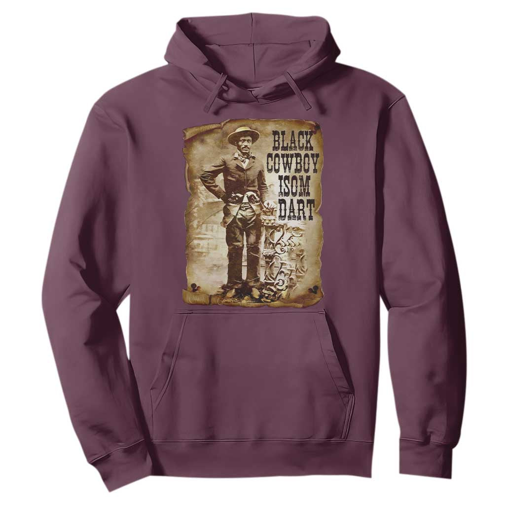 Black Cowboy Isom Dart Hoodie African American Cowboys Black History