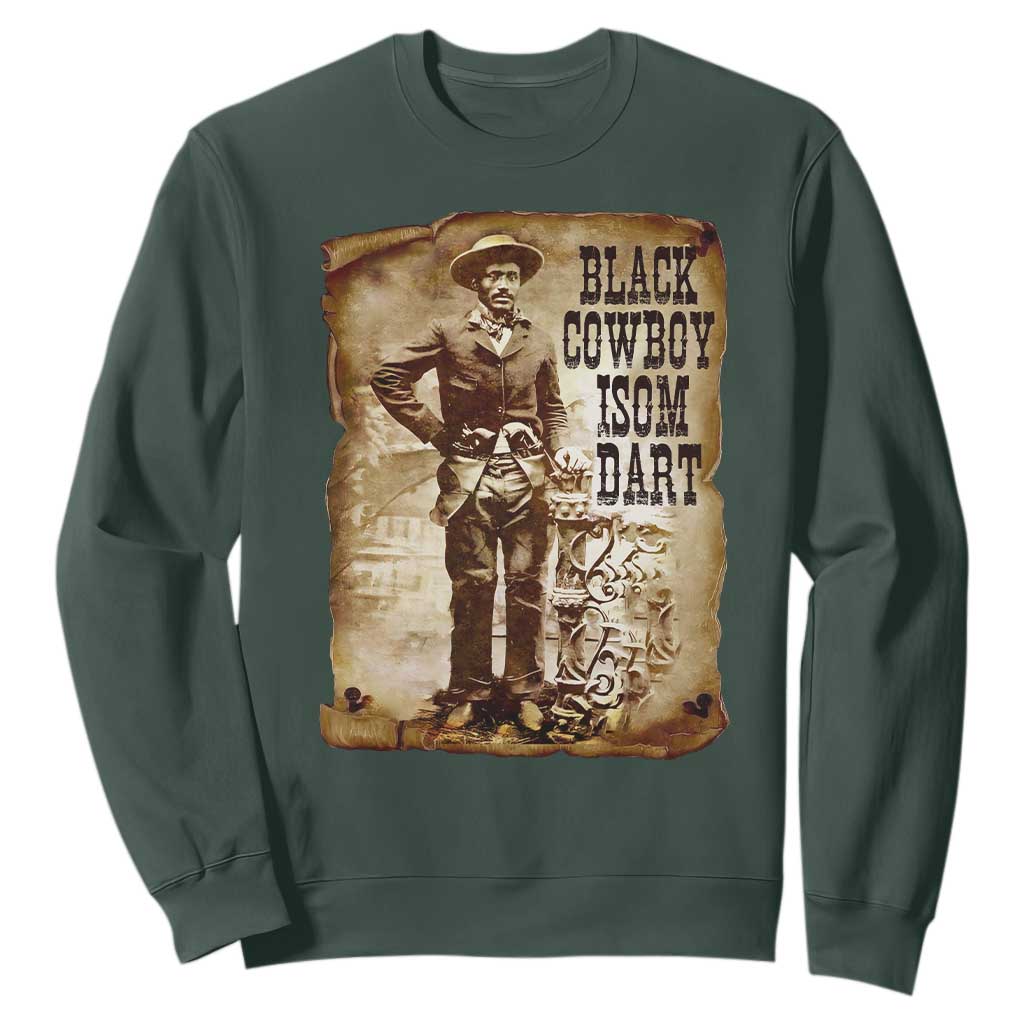 Black Cowboy Isom Dart Sweatshirt African American Cowboys Black History